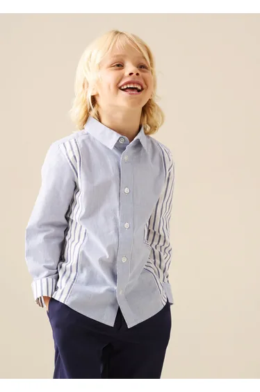 Miles Cut & Sew Stripe Shirt