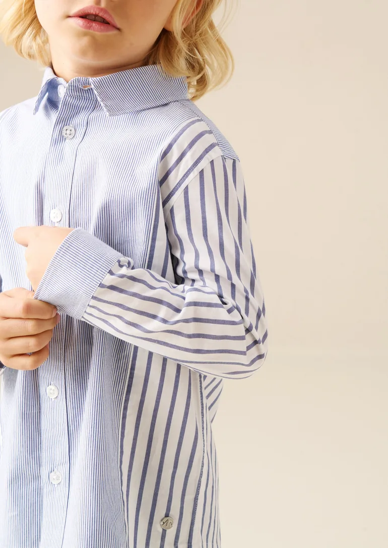 Miles Cut & Sew Stripe Shirt - 3