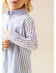 Miles Cut & Sew Stripe Shirt - 3