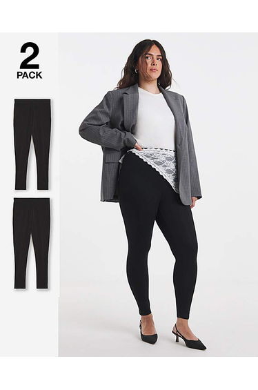 2 Pack Jersey Full Length Legging