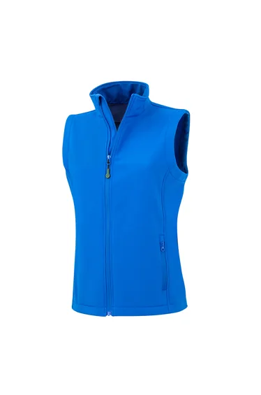 Result Genuine Recycled Womens/Ladies Softshell Body Warmer - Royal Blue
