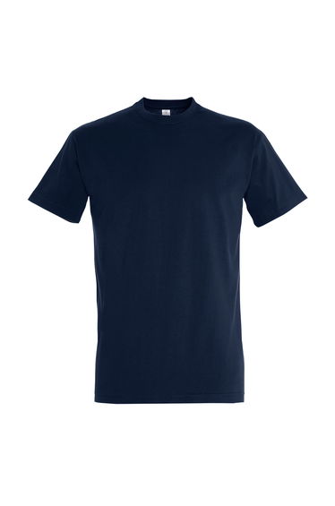 SOLS Mens Imperial Heavyweight Short Sleeve T-Shirt - French Navy