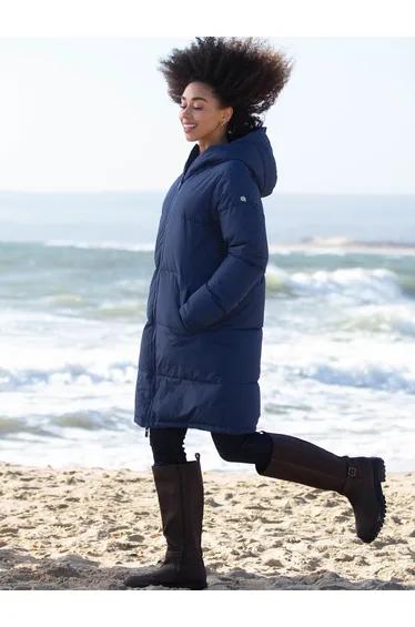 Ash padded duvet coat