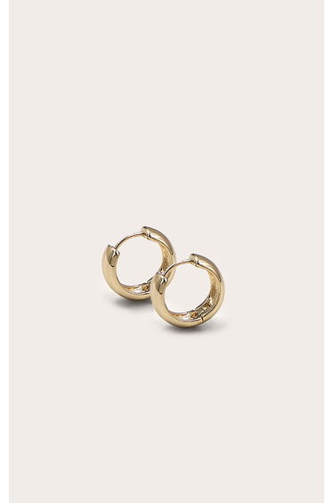 Gold Chunky Mini Hoop Earring