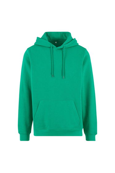 Build Your Brand Mens Basic Hoodie - Grass Green