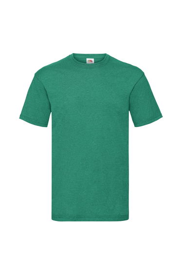 Fruit Of The Loom Mens Valueweight Short Sleeve T-Shirt - Retro Heather Green