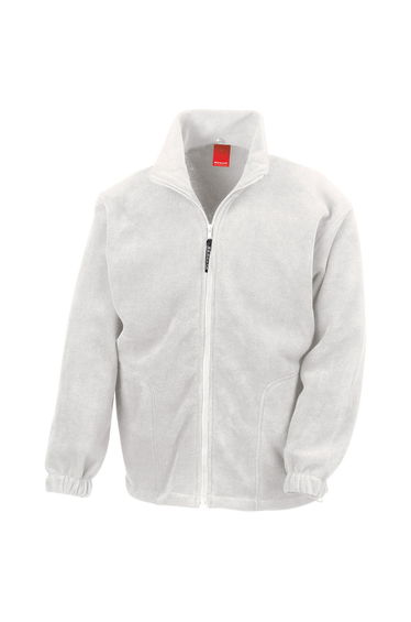 Result Mens Polartherm Fleece Jacket - White
