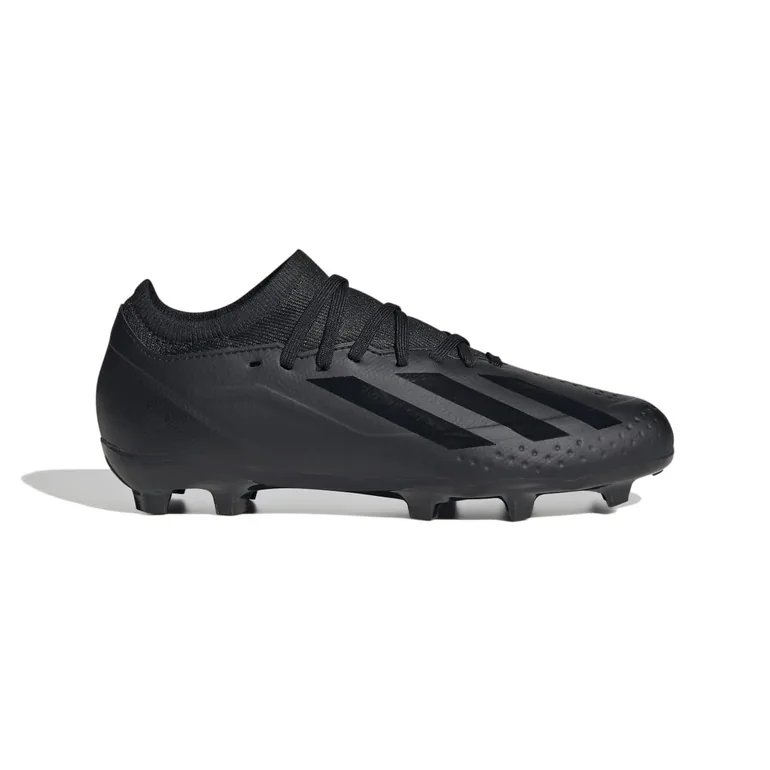 Boy's adidas Juniors X Crazyfast.3 FG Football Boots in Black