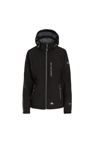 Trespass Womens/Ladies Bela II Waterproof Softshell Jacket - Black