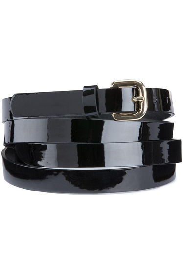 Patent Double Wrap Belt