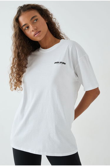 DSGN Studio Sports Gym T-shirt - white
