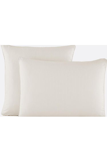Opale Striped Cotton Sateen Pillowcase