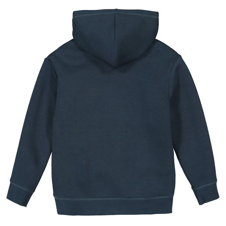 Slogan Print Hoodie in Cotton Mix - 3