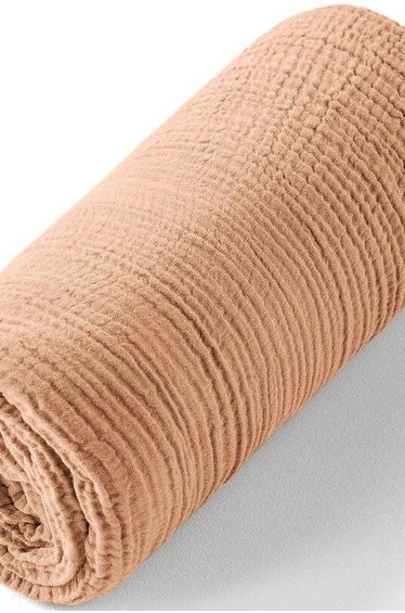 Yafa Organic Cotton Muslin Fitted Sheet