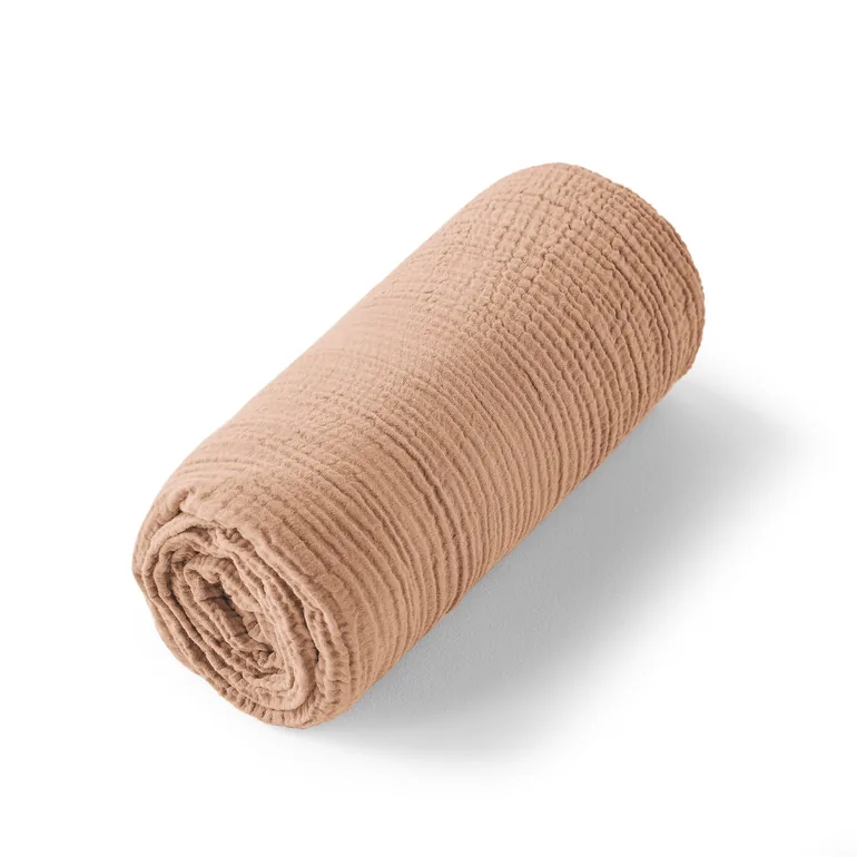 Yafa Organic Cotton Muslin Fitted Sheet - 2