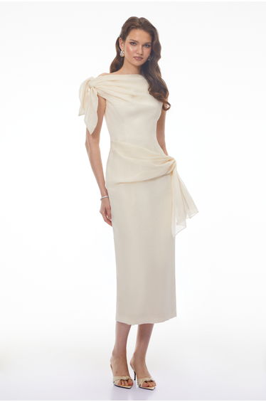 Catalina White Sleeveless Oversized Midi Dress