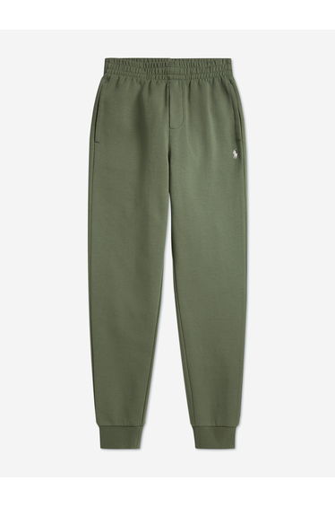 Ralph Lauren Boys Double Knit Tech Joggers in Green