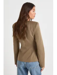 بليزر بحواف ذهبية - أخضر - 2