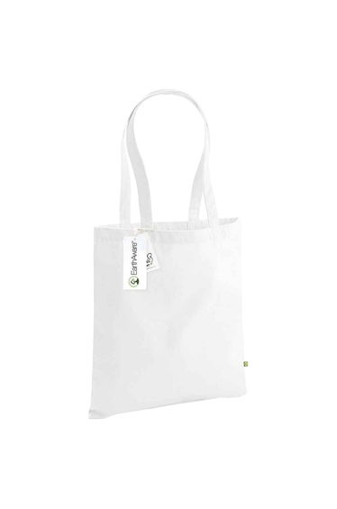 Westford Mill EarthAware Organic Bag For Life Tote Bag - White