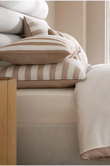 Cotton Percale Pillow Case, Bleuenna