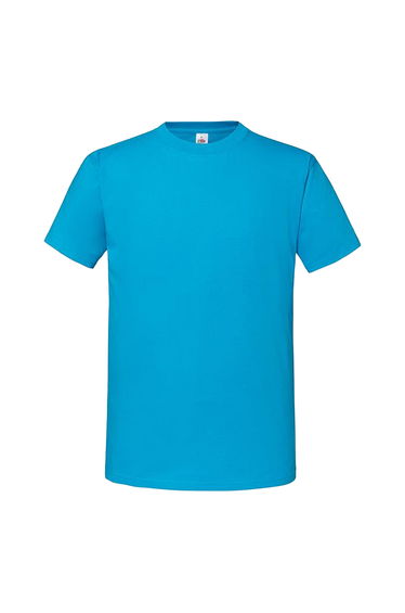 Fruit Of The Loom Mens Iconic 195 Ringspun Premium Tshirt - Azure Blue