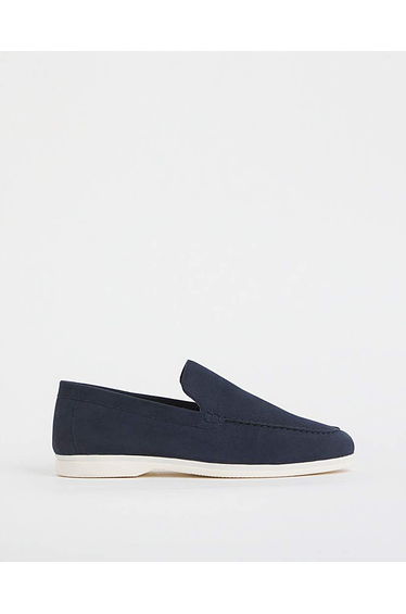 Suede Look Loafer Wide Fit