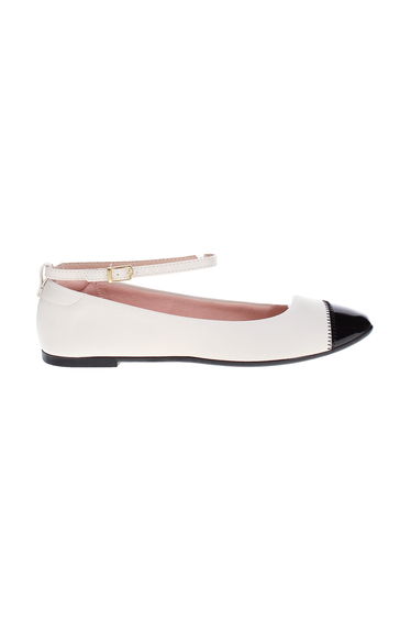 Solid Slip-On Ballerinas with Bow Accent Detail