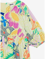 فستان بناتي بطبعة أزهار بألوان متعددة - 3