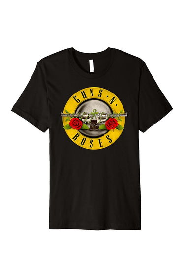 Guns N Roses Womens/Ladies Bullet Logo Cotton T-Shirt - Black