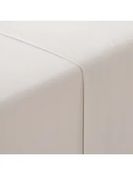 Scenario Plain Washed Cotton Flat Sheet - 2