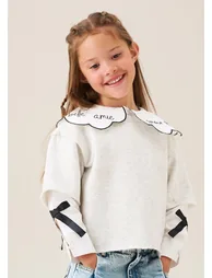 Haddie Mock Layered Shirt & Sweatshirt