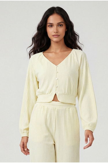 Button Front Cardigan Top