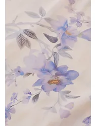 Lilac Muse Watercolor Tie-Waist Chiffon Maxi Dress for Countryside Hiking & Art Opening - 9
