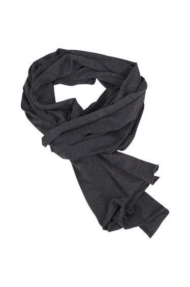 Adults Unisex Jersey Scarf - Charcoal