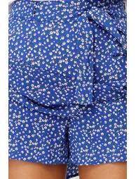 Multi Color Viscose Woven Short Skirt - 3