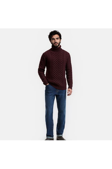 Signatures Gauthier Turtleneck Jumper/Sweater in Cable Knit