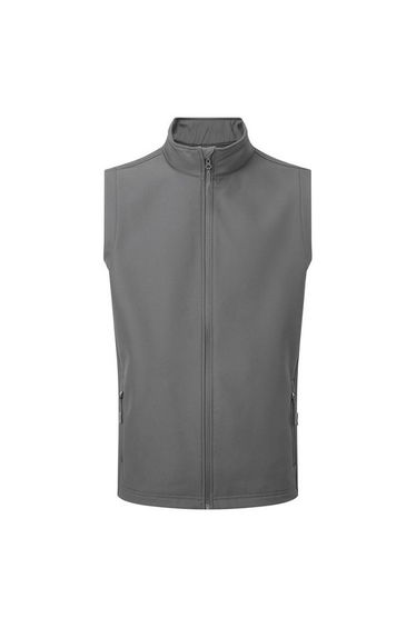 Premier Mens Windchecker Recycled Printable Gilet - Dark Grey
