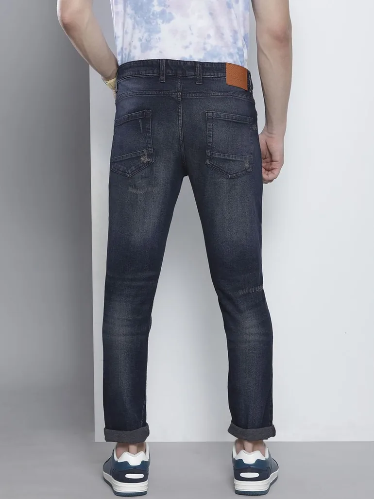 Men Slim Fit Solid Jeans - 3