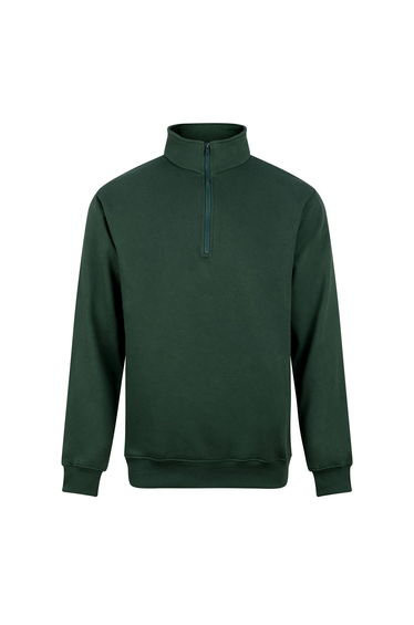 PRO RTX Mens Quarter Zip Sweatshirt - Bottle Green