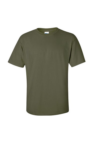 Gildan Mens Ultra Cotton Short Sleeve T-Shirt - Military Green