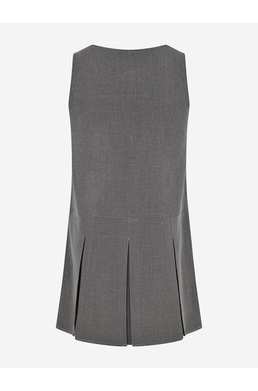 Zeco Girls School Flower Embroidered Pinafore Dress in Grey product thumbnail 2