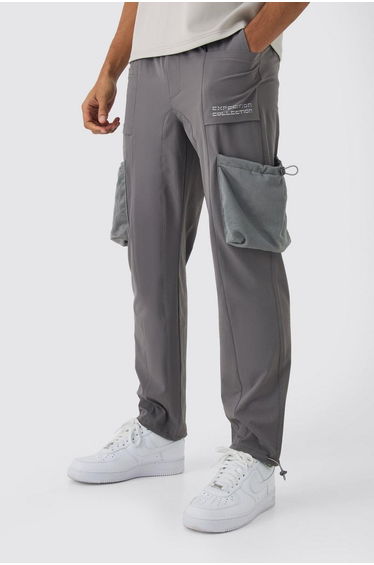 Elasticated Waist Tapered Cargo Jogger