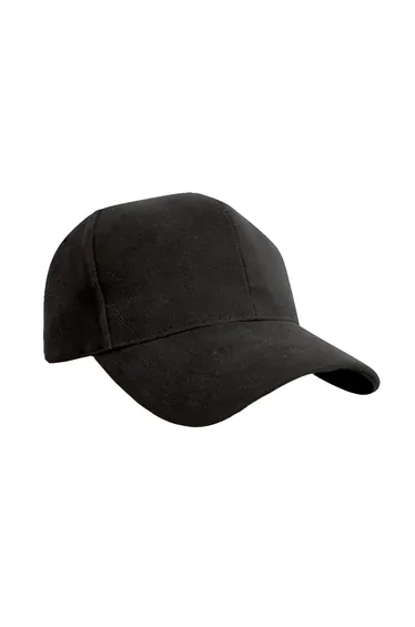 Result Pro Style Heavy Brushed Cotton Baseball Cap (Pack of 2) - Black