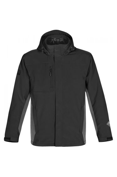 Stormtech Mens Atmosphere 3-in-1 Performance Jacket (Waterproof & Breathable) - Black/Granite