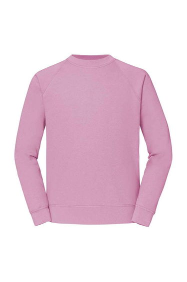 Fruit of the Loom Adult Classic Raglan Sweatshirt - Light Pink