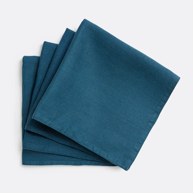 VICTORINE Best Quality Linen Napkins (Pack of 4) - 2