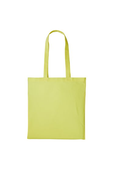 Nutshell Plain Strong Shoulder Shopper Bag - Pastel Lemon