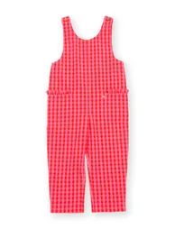 Gingham Dungarees - 1