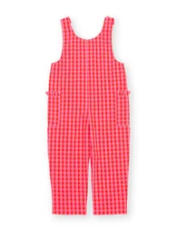 Gingham Dungarees - 4