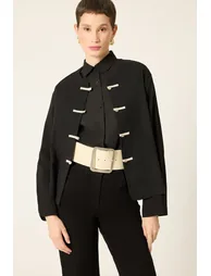 CONTRAST BUTTON JACKET - 2